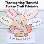 Free Thanksgiving Thankful Turkey Printable   The Artisan Life Inside Free Thankful Turkey Template