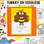 Free Turkey In Disguise Project Template In Disguise A Turkey Template Ideas
