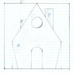 From Graph Paper To Gingerbread For 2D Gingerbread House Template