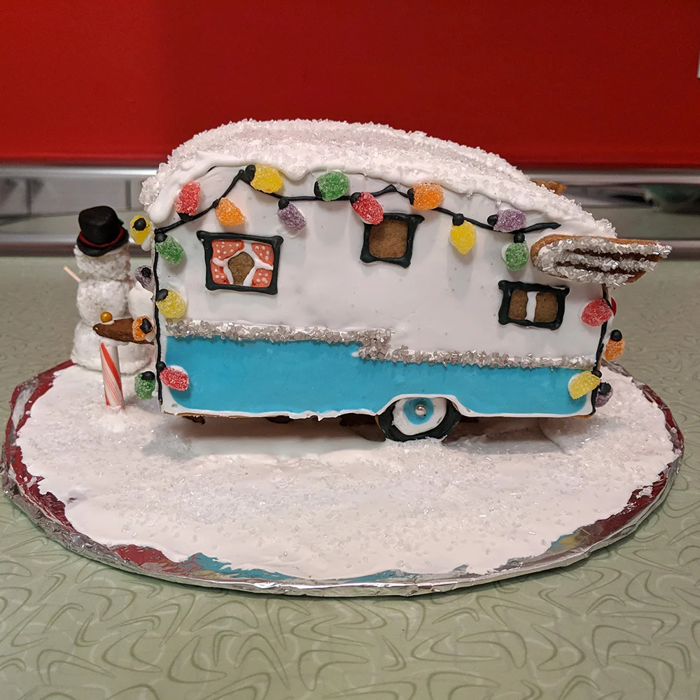 Gingerbread Camper — Natalie Curtiss Art &amp;amp; Design pertaining to Camper Gingerbread House Template