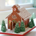 Gingerbread Church In Sweetopia Gingerbread House Template