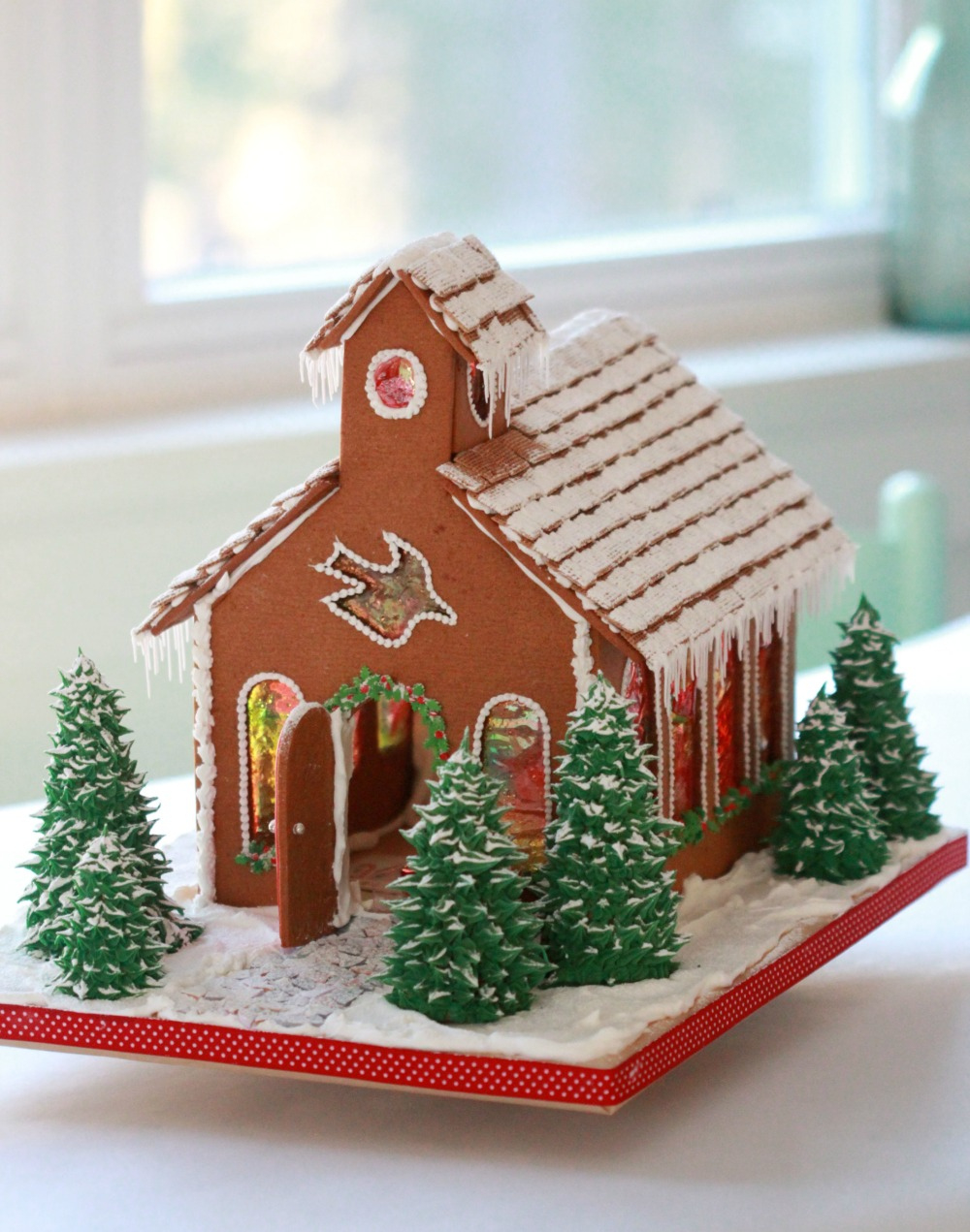 Gingerbread Church in Sweetopia Gingerbread House Template
