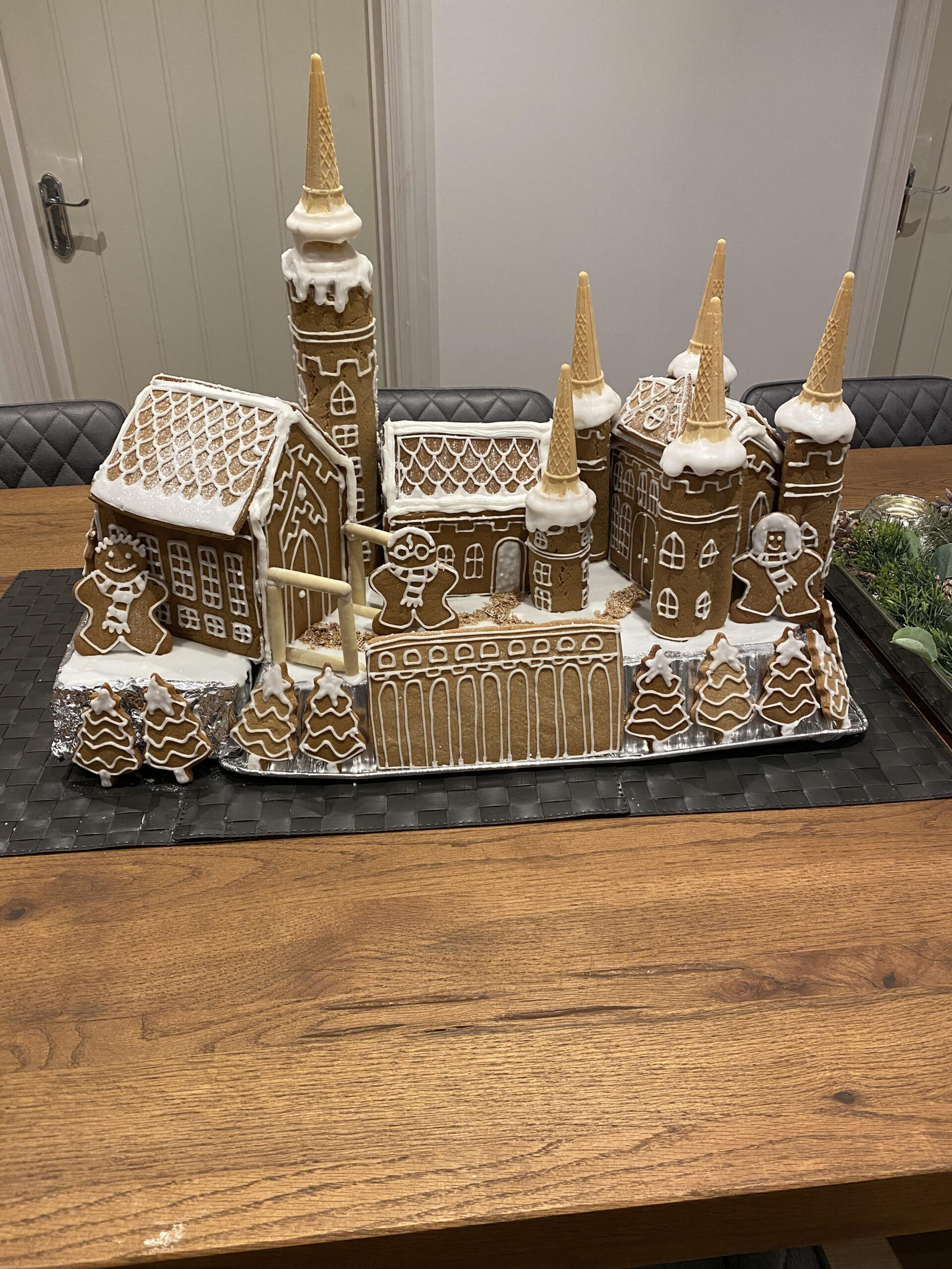 Gingerbread Hogwarts : R/Harrypotter intended for Harry Potter Gingerbread House Template
