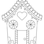 Gingerbread House Coloring Pages   25 Free Pages | Printabulls In Gingerbread House Colouring Template