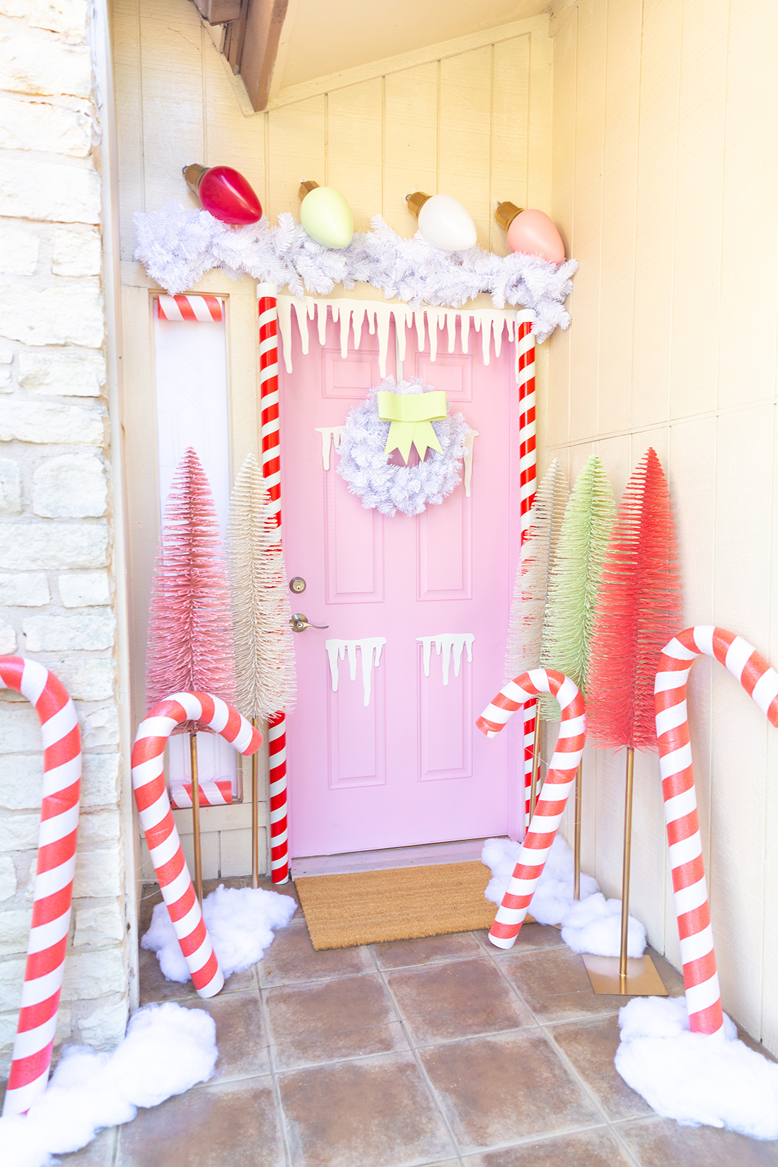 Gingerbread House Door Decor – Aww Sam regarding Gingerbread House Door Template