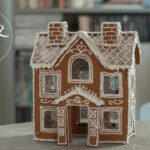 Gingerbread House From Scratch With Template To Download : R/Baking Pertaining To Victorian Gingerbread House Templates Free