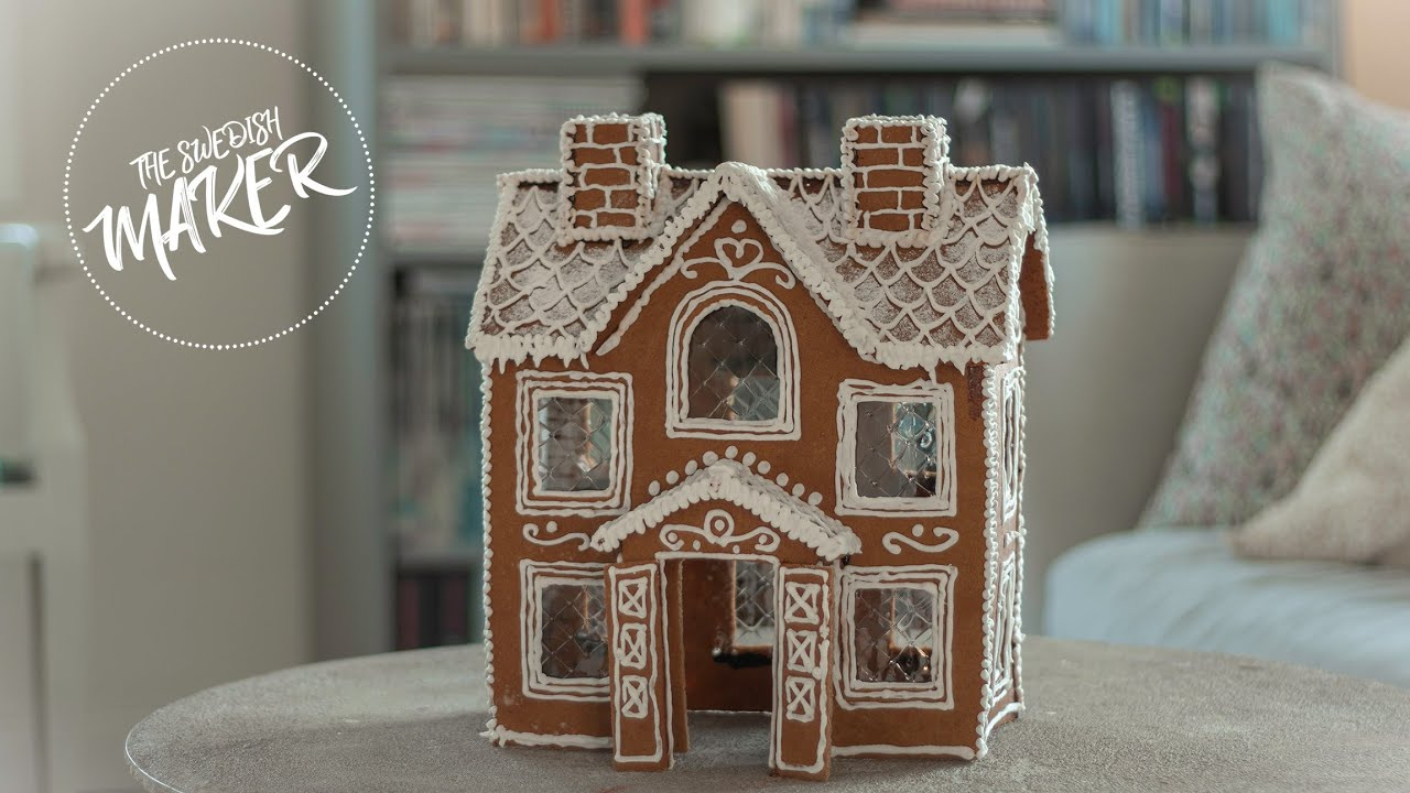 Gingerbread House From Scratch With Template To Download : R/Baking pertaining to Victorian Gingerbread House Templates Free