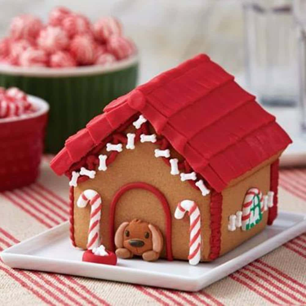 Gingerbread House Inspiration (Top 10) | Sugar Geek Show intended for Gingerbread Dog House Template