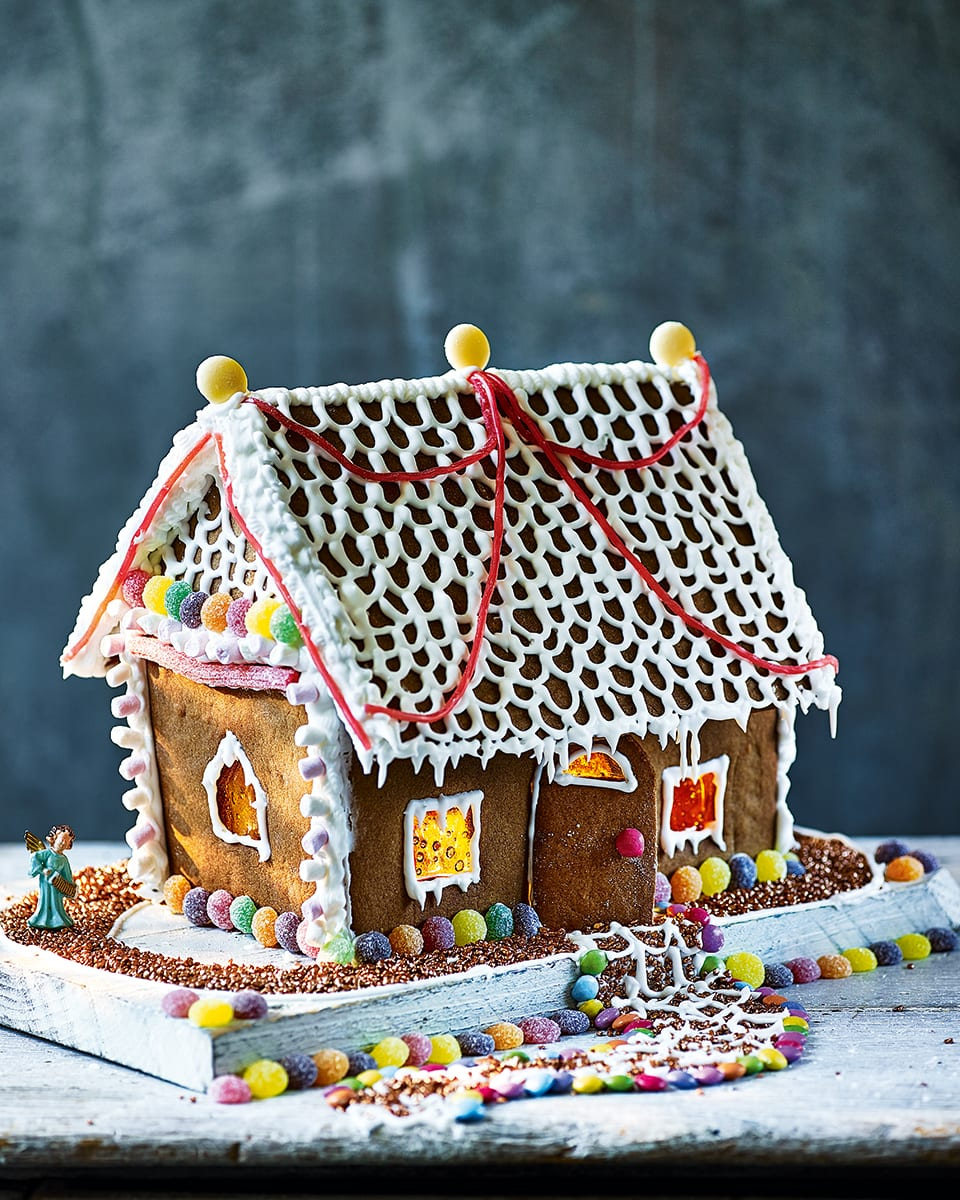 Gingerbread House Kit regarding Gingerbread House Recipe and Template Uk