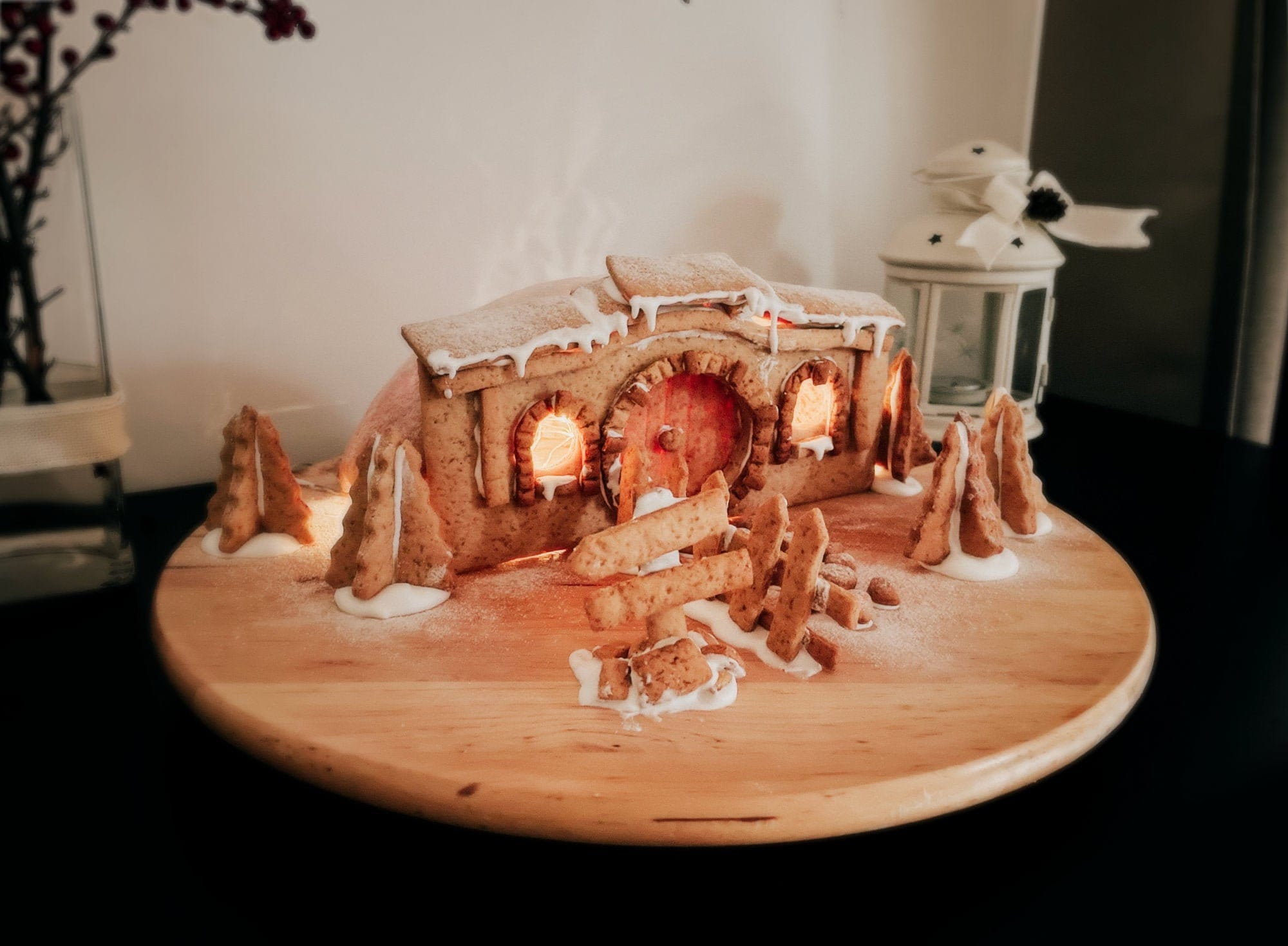 Gingerbread House Kit Svg ,The Hobbit Gingerbread House Pdf within Hobbit Gingerbread House Template