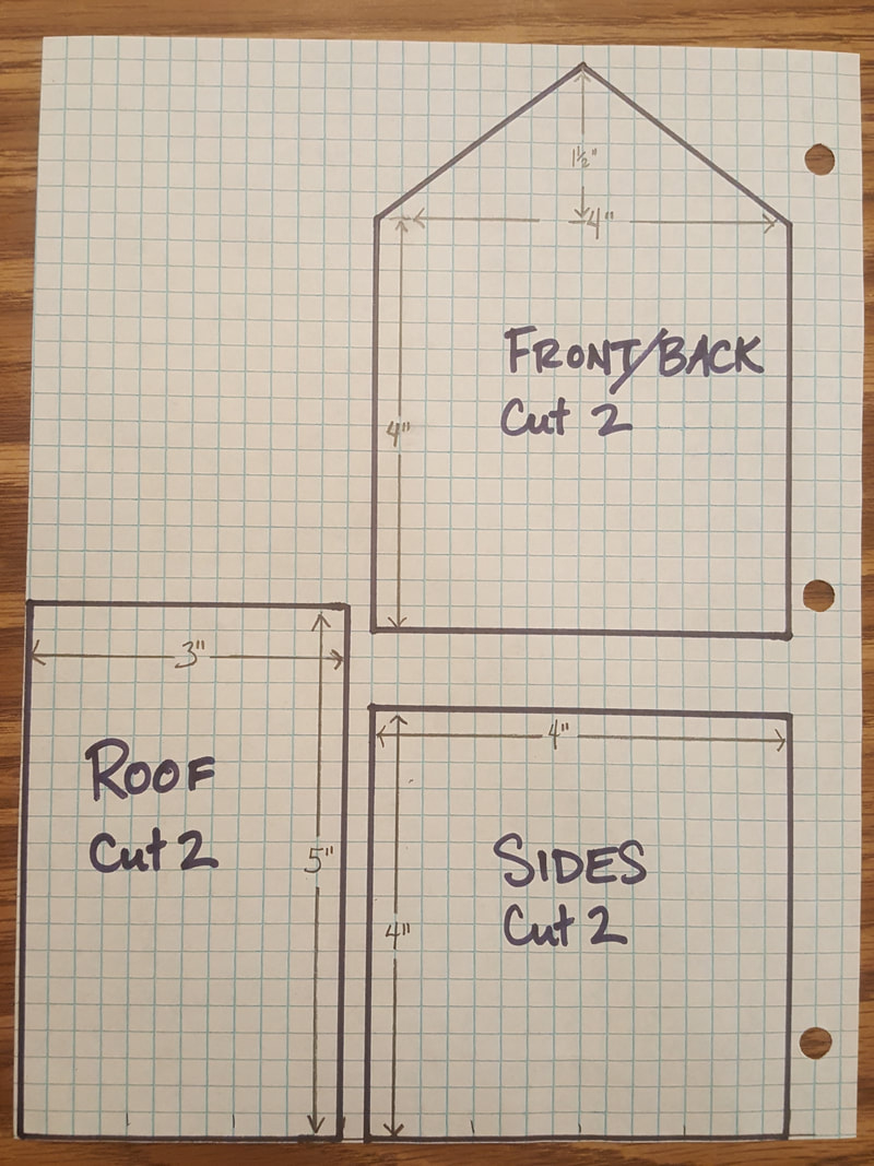 Gingerbread House Pattern - The Provident Homemaker inside Medium Gingerbread House Template