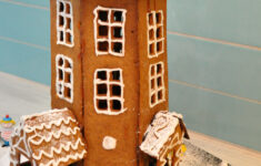 Gingerbread House Pepparkakshus Mumin Moomin – Lindas Matstuga in Moomin Gingerbread House Template