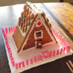 Gingerbread House Recipe Intended For Triangle Gingerbread House Template