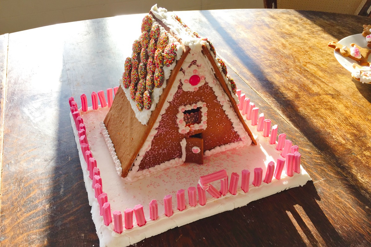 Gingerbread House Recipe intended for Triangle Gingerbread House Template