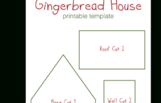 Gingerbread House Templates For Free | Temploola intended for Free Printable Small Gingerbread House Template