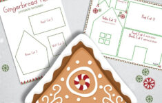 Gingerbread House Templates For Free | Temploola regarding Free Gingerbread House Template