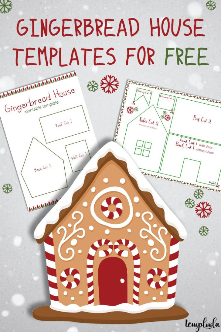 Free Gingerbread House Template