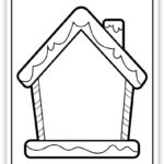 Gingerbread House Templates (Free Pdf Printables)   Simply Love With Regard To Gingerbread House Drawing Template