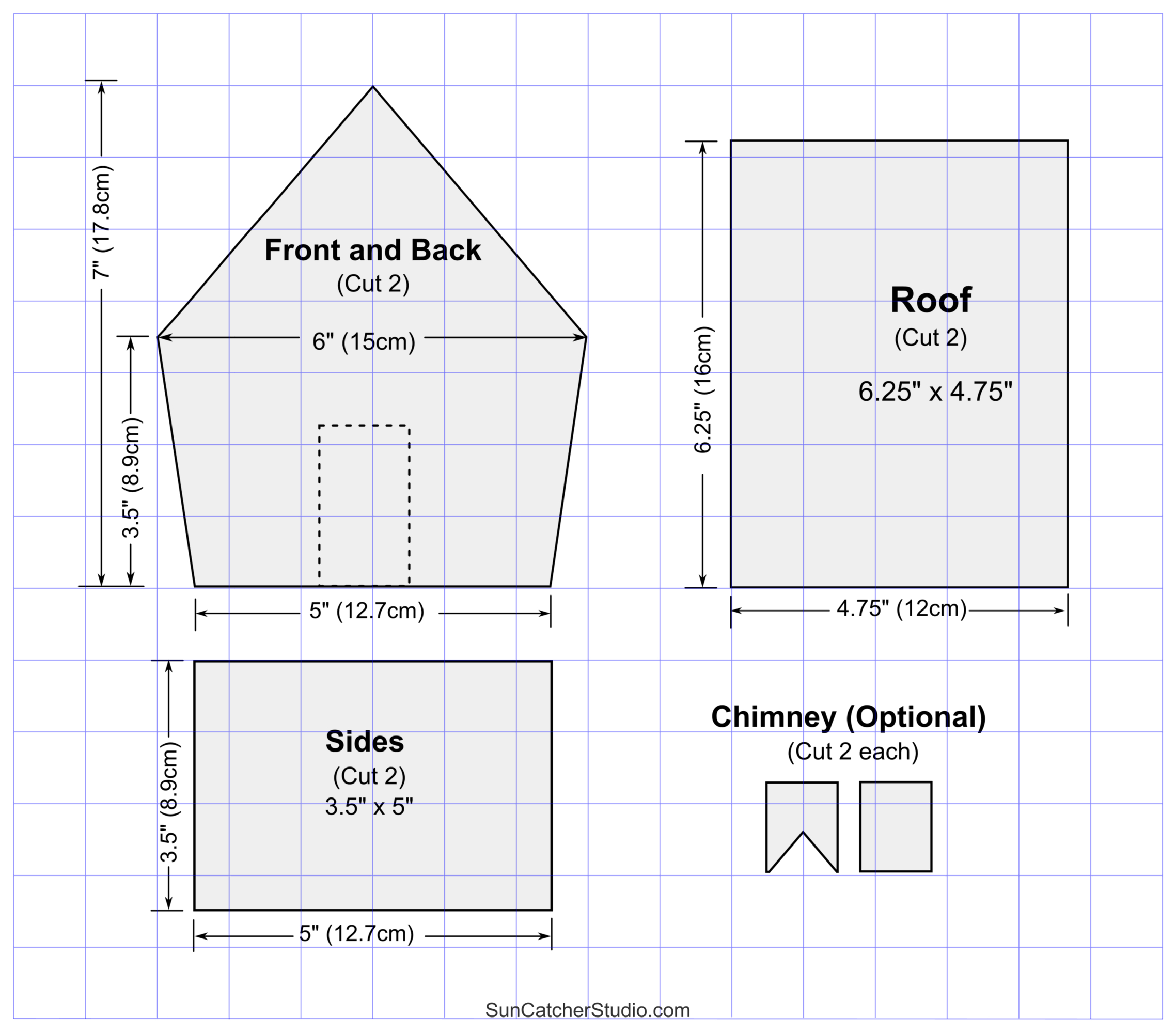 Gingerbread House Templates (Printable Patterns &amp;amp; Stencils) – Free intended for Printable Small Gingerbread House Template