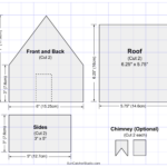 Gingerbread House Templates (Printable Patterns & Stencils) – Free Throughout Easy Gingerbread House Template