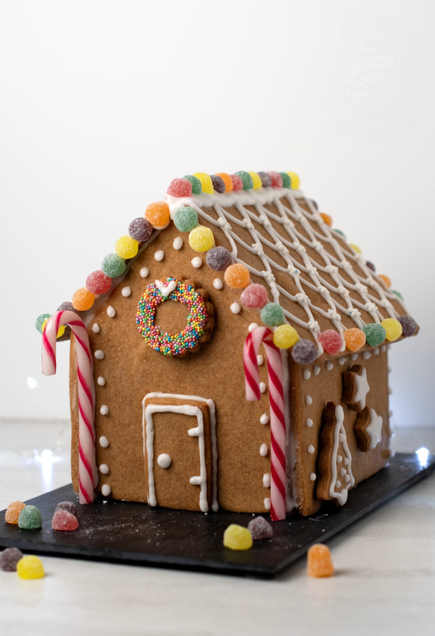 Gingerbread House throughout Gingerbread House Recipe And Template Uk