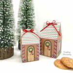 Gingerbread House Treat Boxes   Crafting Cheerfully Intended For Gingerbread House Box Template