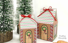 Gingerbread House Treat Boxes – Crafting Cheerfully intended for Gingerbread House Box Template