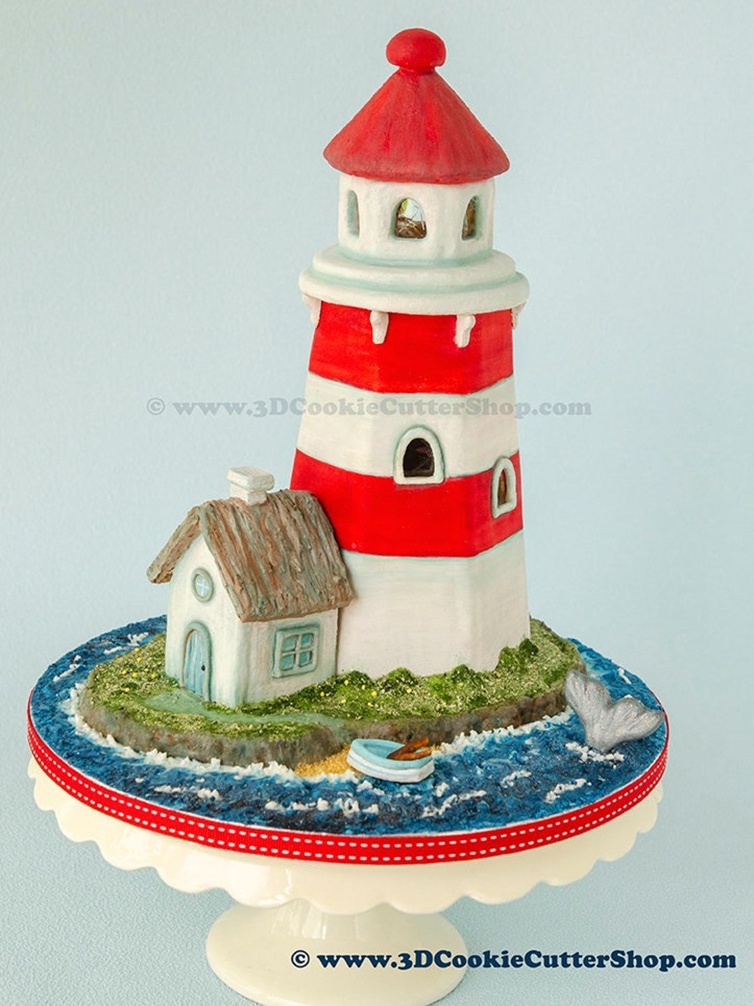 Gingerbread Lighthouse Cookie Cutter Set - Etsy throughout Lighthouse Gingerbread House Template