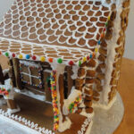 Gingerbread Log Cabin Part 1 In Gingerbread House With Porch Template