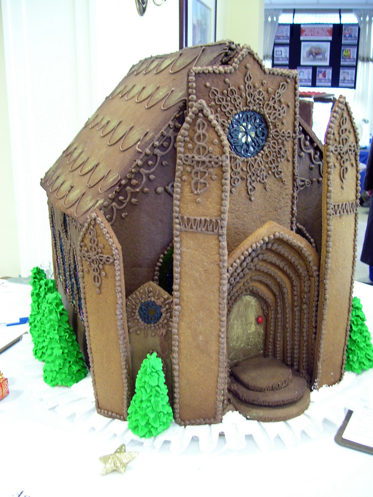 Gothic Gingerbread | Ferrebeekeeper throughout Gothic Gingerbread House Template