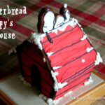 Happy New Year With A Gingerbread Snoopy'S Doghouse | Denna'S Ideas For Dog House Gingerbread Template