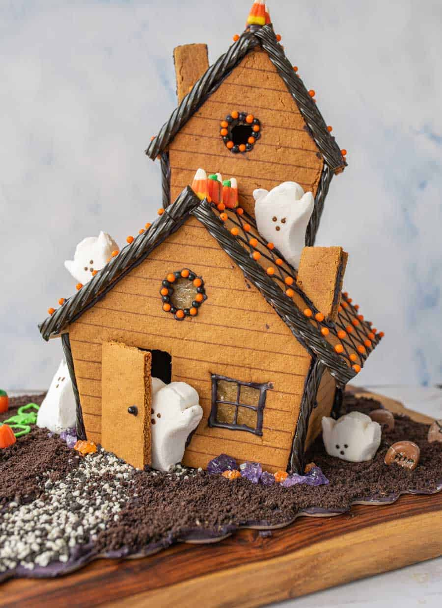 Haunted Halloween Gingerbread House pertaining to Gingerbread Haunted House Template