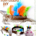 Headband With Feathers (Indian Costume Diy) | Creare Scout Within Quick Printable Color Feather Indian Headband Template