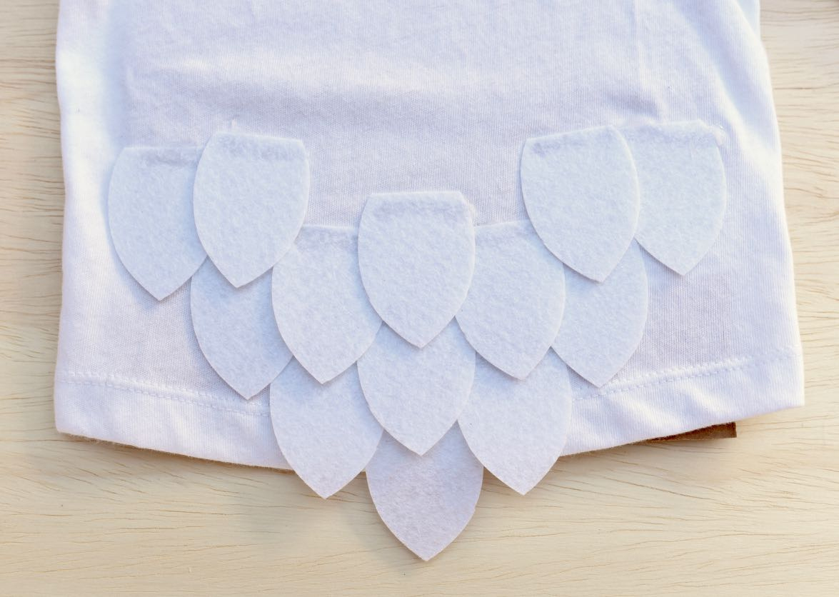 Hedwig Baby Owl Costume Diy {No-Sew} - Make Life Lovely in Owl Feather Template