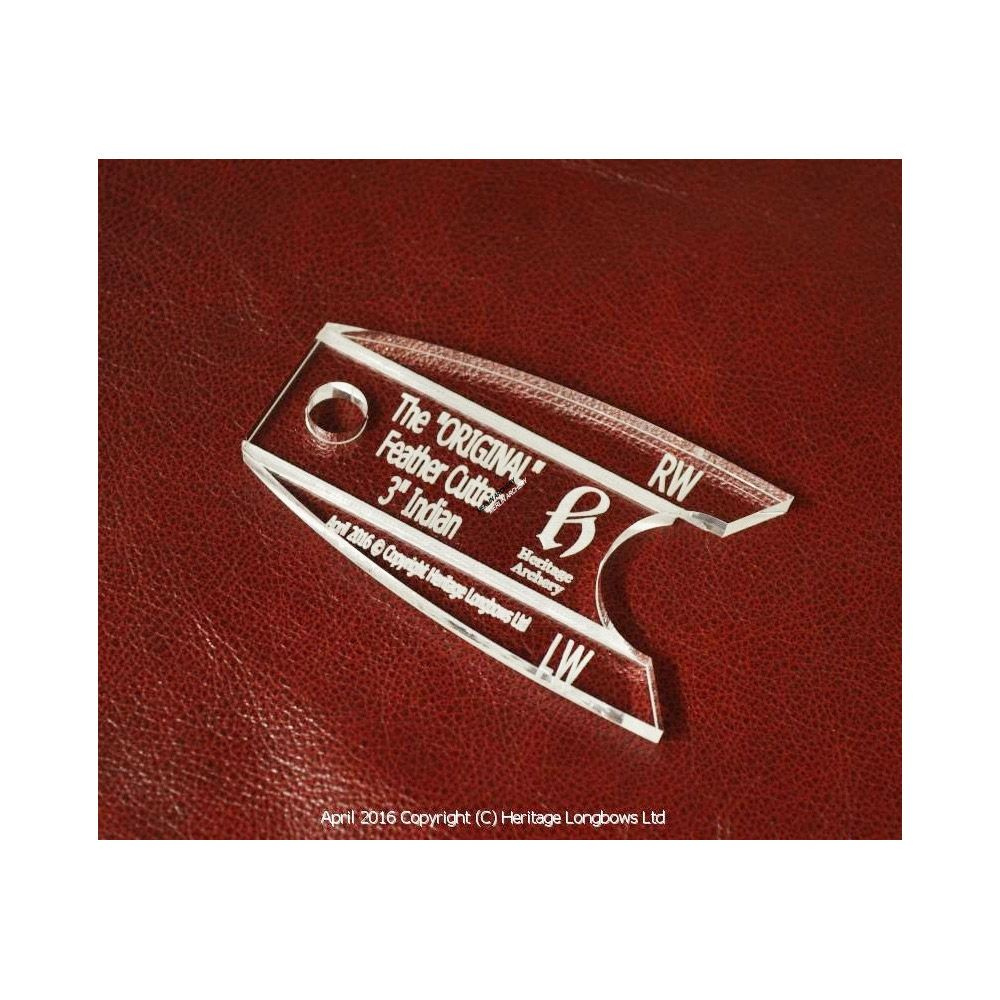 Heritage Feather Cutting Template - Indian | Merlin Archery pertaining to Indian Feather Cut Out Template
