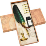 Hethrone Feather Pen Ink Set   Calligraphy Quill Pen India | Ubuy Regarding Feather Ink Greetings After Effects Template