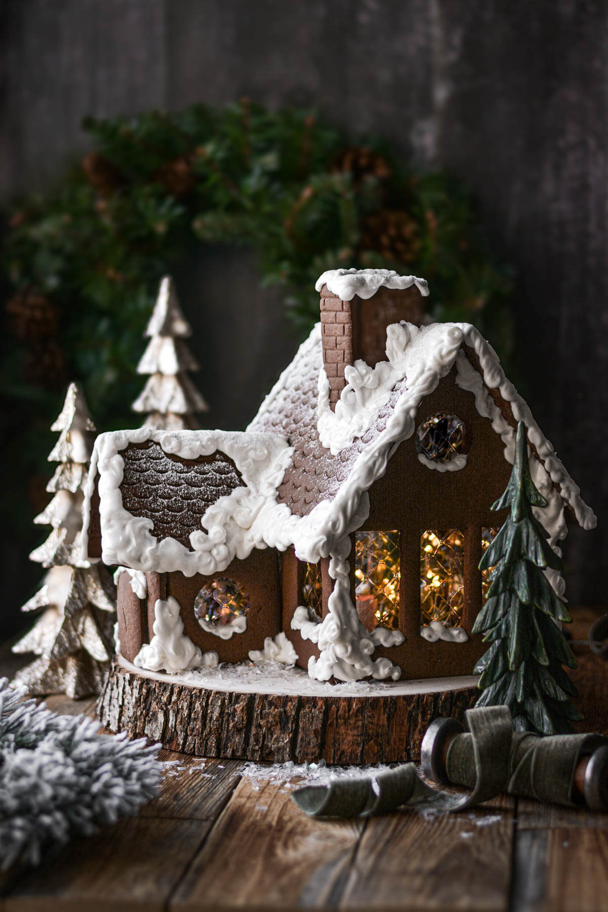 High Altitude Gingerbread House Recipe in Gingerbread House Template Recipe
