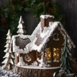 High Altitude Gingerbread House Recipe Pertaining To Gingerbread House Recipe With Template