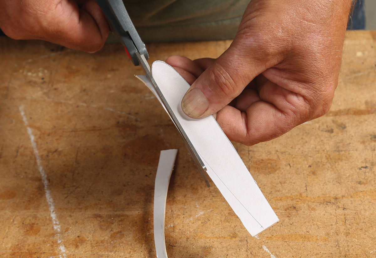 High-Flying Feather Veneer - Finewoodworking with Router Feather Shaped Template