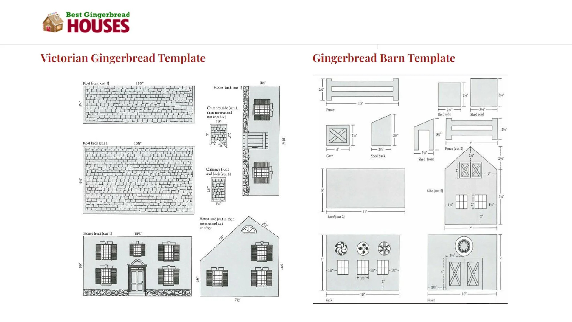 Hobson&amp;#039;S Choice | Build Your Own Gingerbread House regarding Blueprint Victorian Gingerbread House Template
