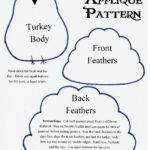 Hollyshome Family Life: Tutorial And Free Pattern On How To Make A Inside Turkey Applique Template
