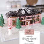 Home Alone House [Gingerbread Template]   Etsy Uk For Home Alone Gingerbread House Template