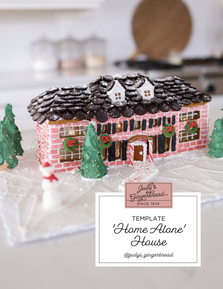 Home Alone Gingerbread House Template