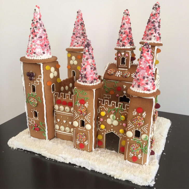 Gingerbread House Castle Template