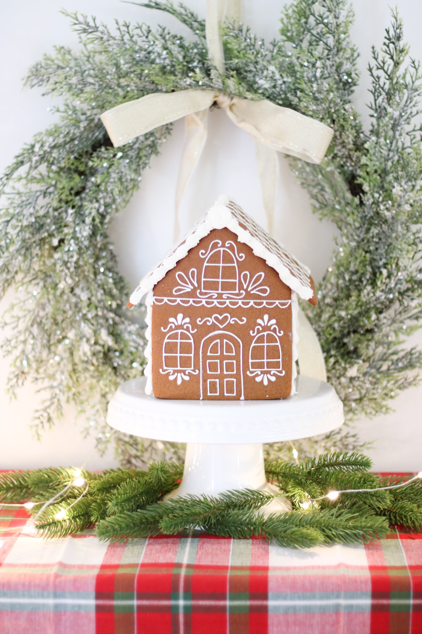 How To Build The Perfect Gingerbread House - Fraiche Living with regard to Gingerbread House Decoration Template