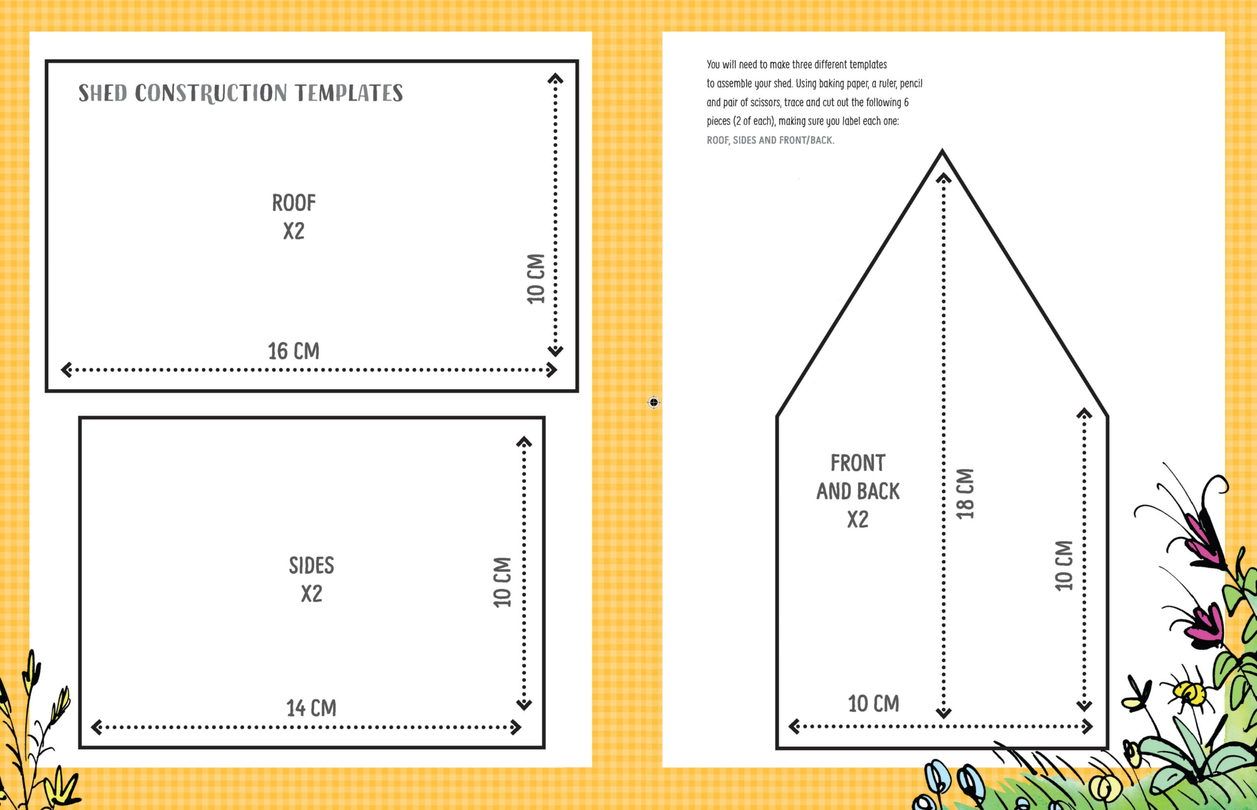 How To Build The Secret Seven&amp;#039;S Gingerbread Shed | Hachette Uk regarding Gingerbread House Template Cm