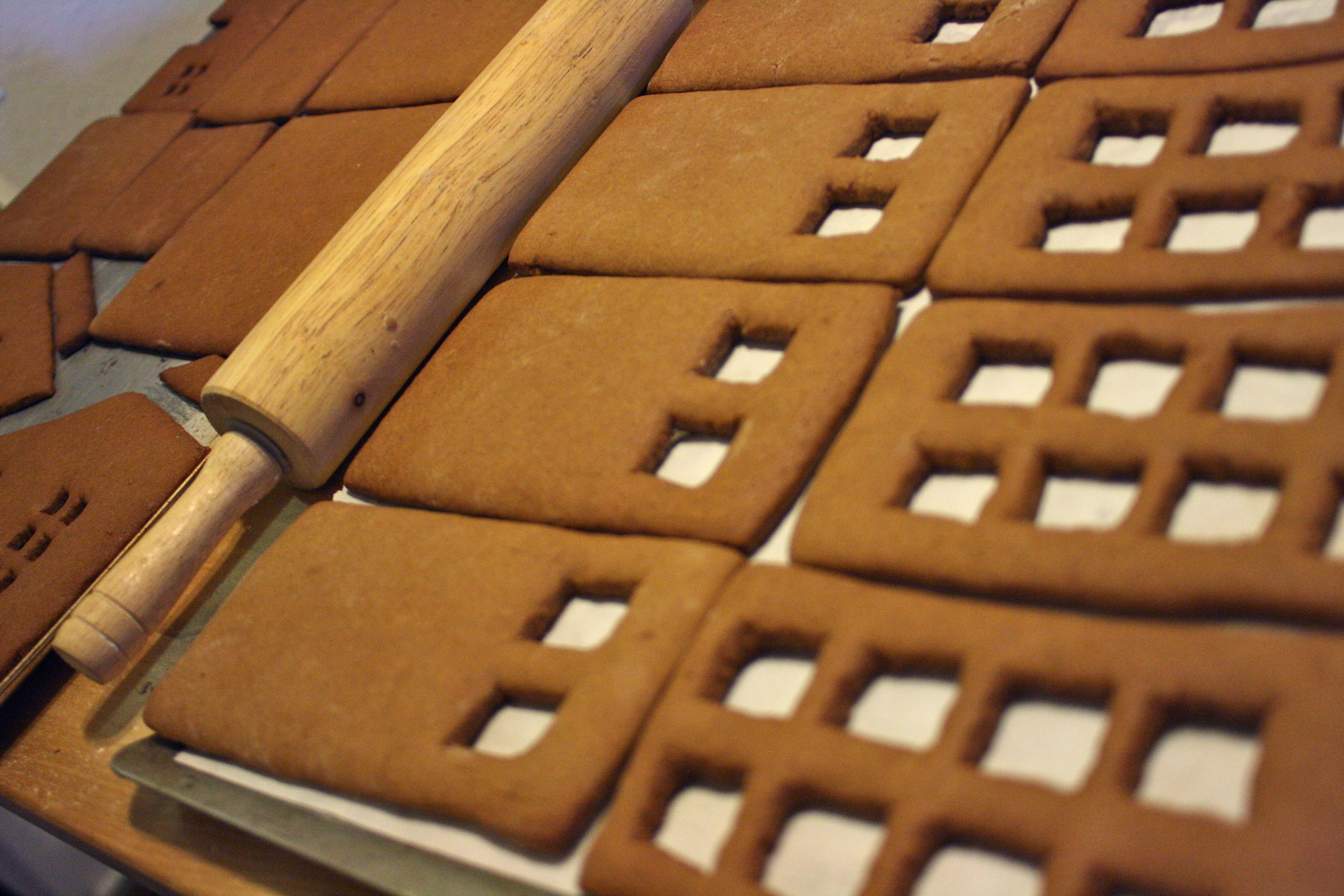 How To: Build Your Own Gingerbread Tardis — Sugared Nerd pertaining to Tardis Gingerbread House Template