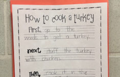How To Cook A Thanksgiving Turkey In The Eyes Of A Kindergartener in How to Cook a Turkey Template