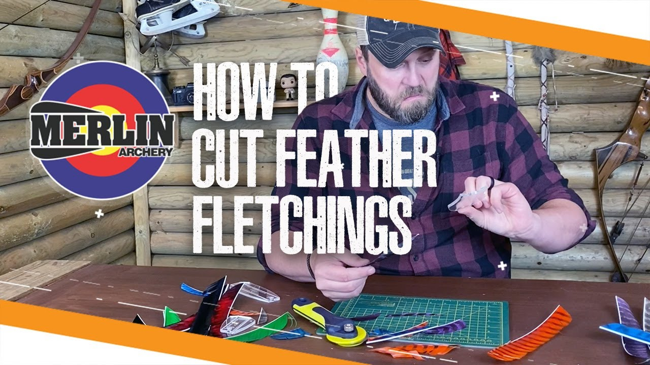 How To Cut Feather Fletchings - Traditional Archery throughout A&amp;amp;amp;A Feather Chopper Template