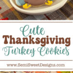 How To Decorate A Cute Thanksgiving Turkey Cookie With Royal Icing Inside Turkey Cookie Template